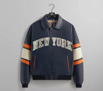 Custom Kith x Avirex New York Knicks Leather Varsity Jacket, Limited Edition Collector's Streetwear, Handmade Fashion Jacket For kith fan